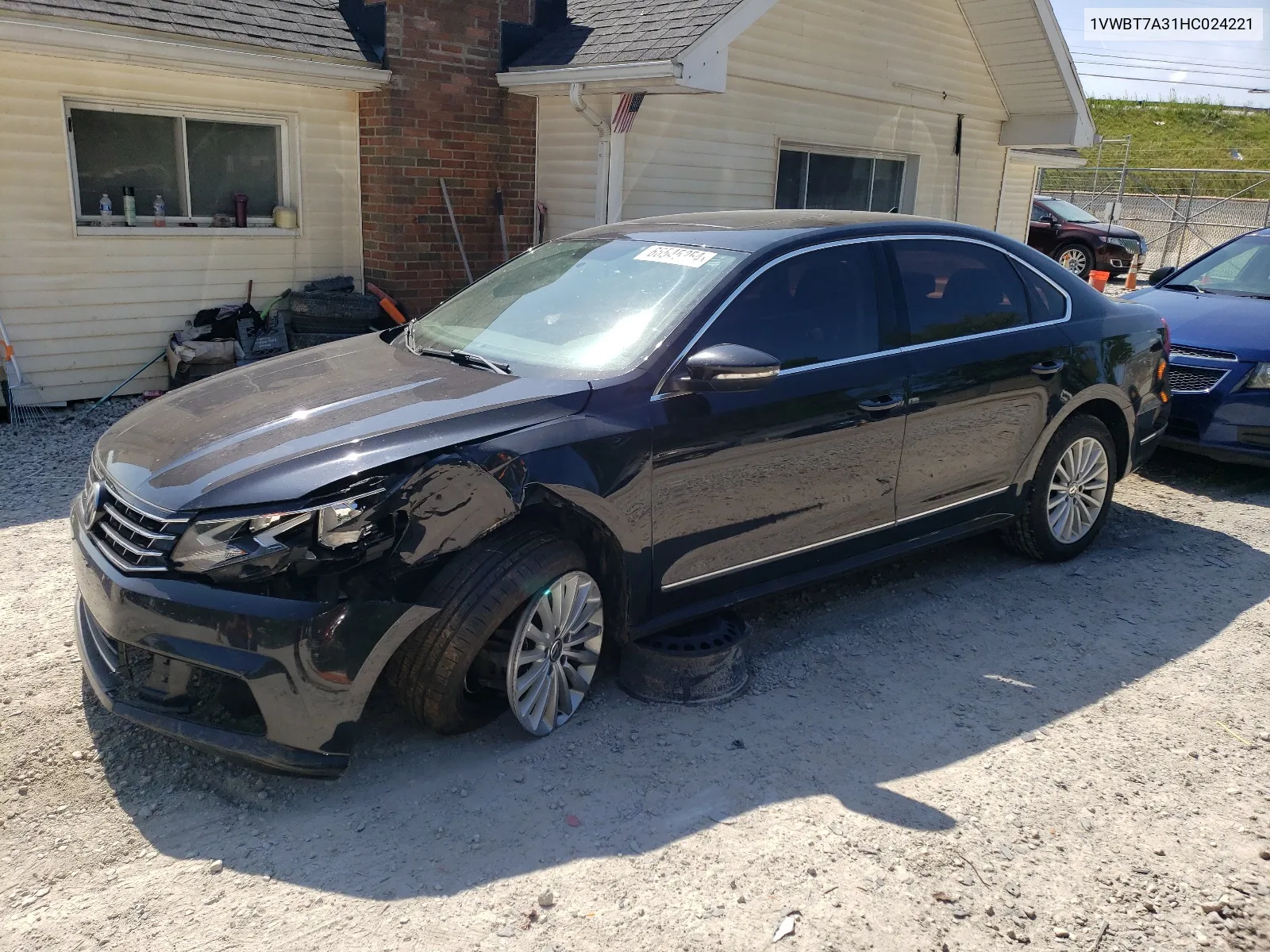 2017 Volkswagen Passat Se VIN: 1VWBT7A31HC024221 Lot: 66545254