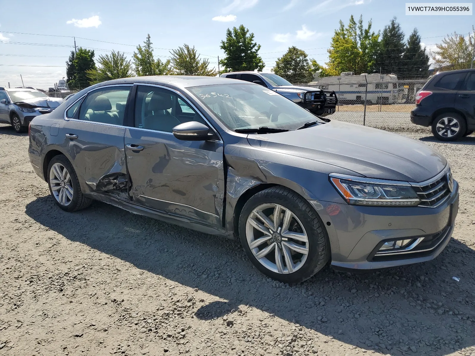 2017 Volkswagen Passat Sel Premium VIN: 1VWCT7A39HC055396 Lot: 66577764