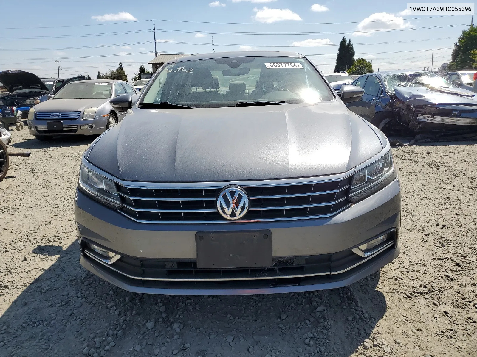 2017 Volkswagen Passat Sel Premium VIN: 1VWCT7A39HC055396 Lot: 66577764