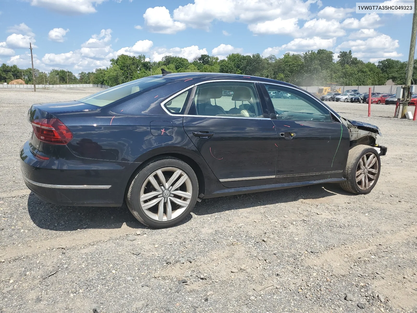 2017 Volkswagen Passat Se VIN: 1VWGT7A35HC049323 Lot: 66929924