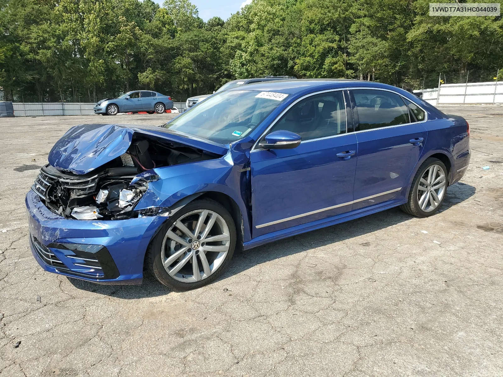 1VWDT7A31HC044039 2017 Volkswagen Passat R-Line