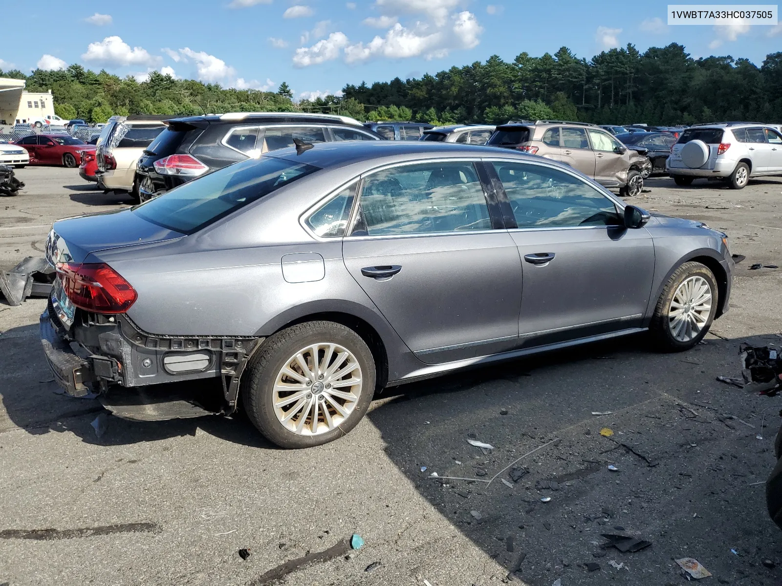 2017 Volkswagen Passat Se VIN: 1VWBT7A33HC037505 Lot: 67549794