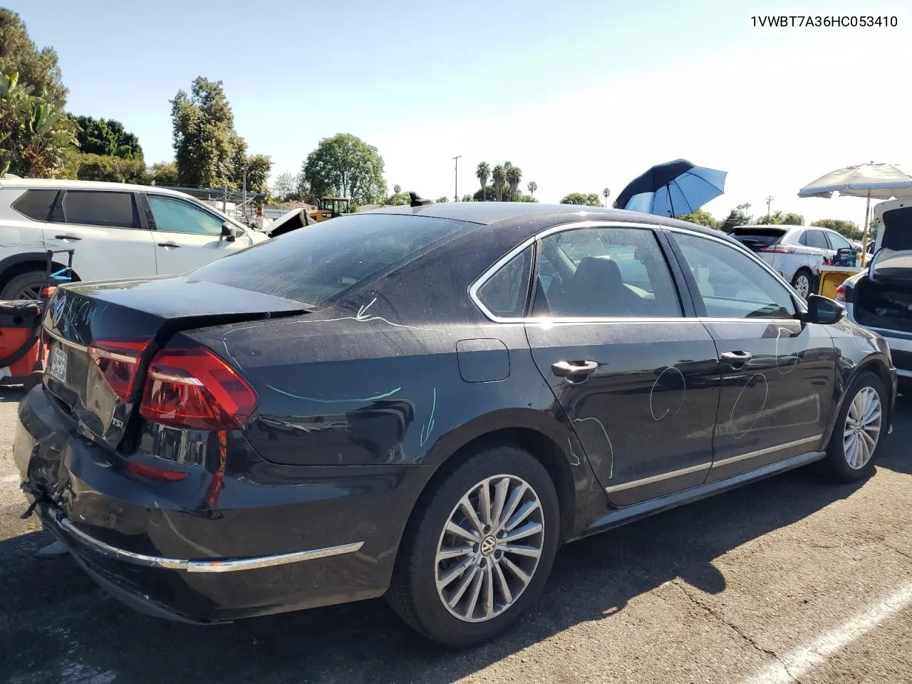 2017 Volkswagen Passat Se VIN: 1VWBT7A36HC053410 Lot: 67675714