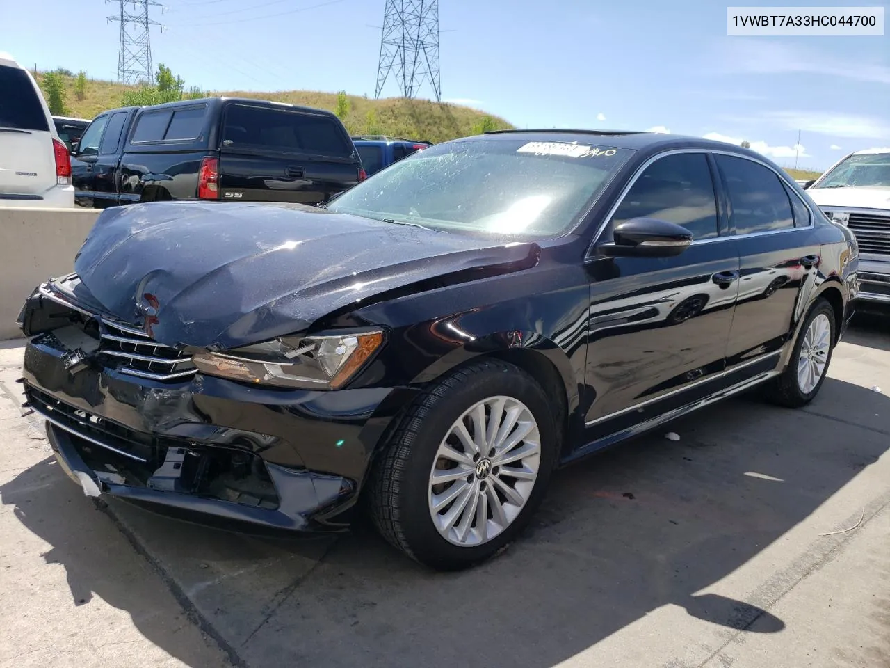 2017 Volkswagen Passat Se VIN: 1VWBT7A33HC044700 Lot: 68186364