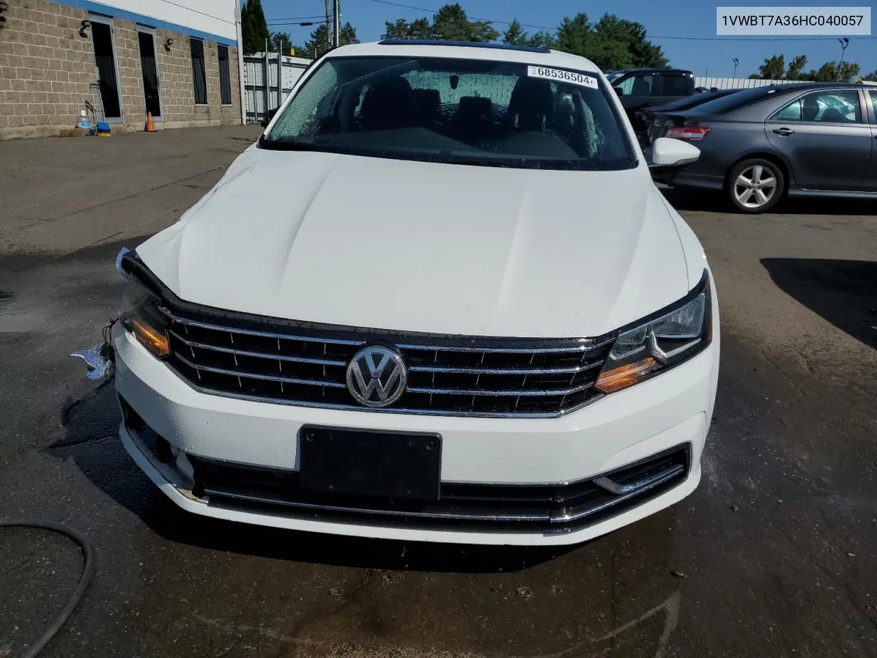 2017 Volkswagen Passat Se VIN: 1VWBT7A36HC040057 Lot: 68536504