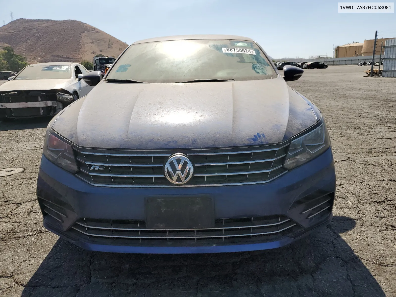 1VWDT7A37HC063081 2017 Volkswagen Passat R-Line