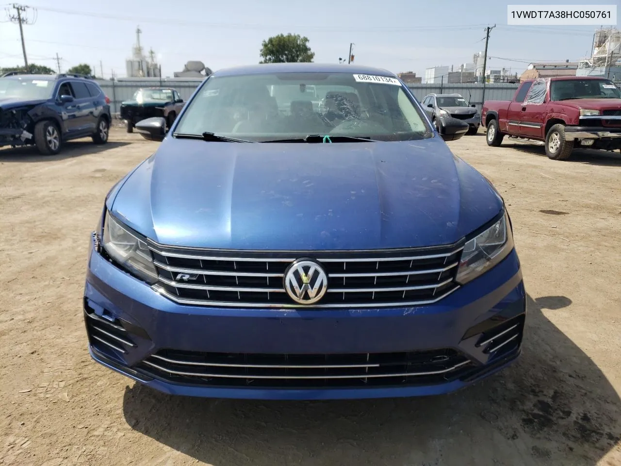 2017 Volkswagen Passat R-Line VIN: 1VWDT7A38HC050761 Lot: 68810134