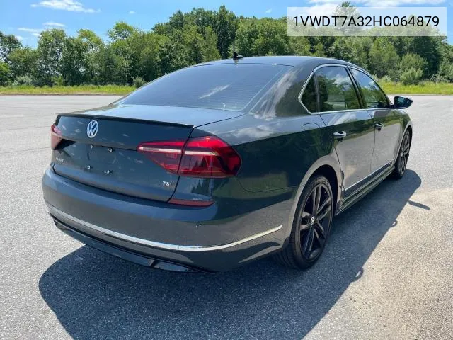 2017 Volkswagen Passat R-Line VIN: 1VWDT7A32HC064879 Lot: 69020334