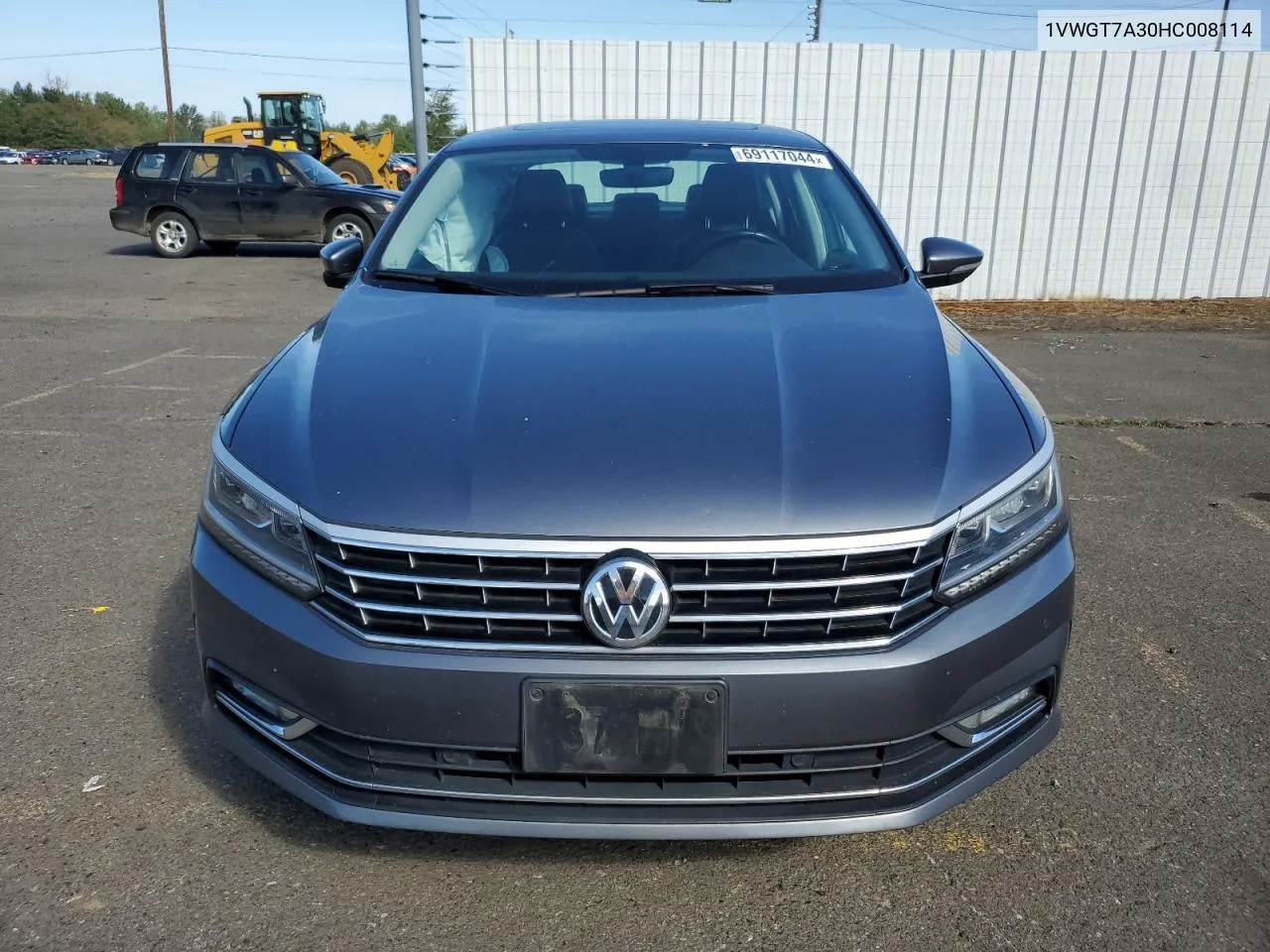 2017 Volkswagen Passat Se VIN: 1VWGT7A30HC008114 Lot: 69117044