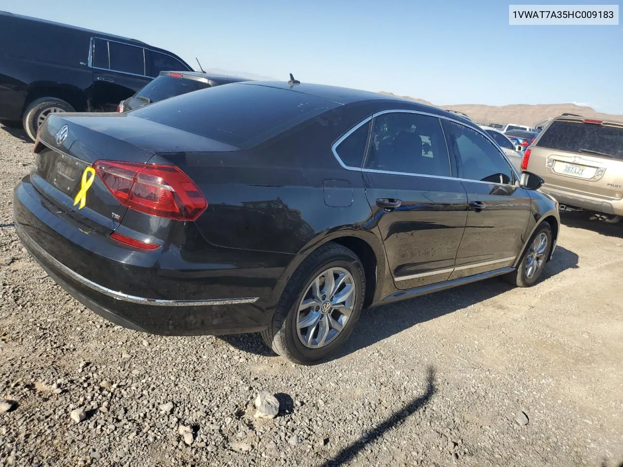 1VWAT7A35HC009183 2017 Volkswagen Passat S