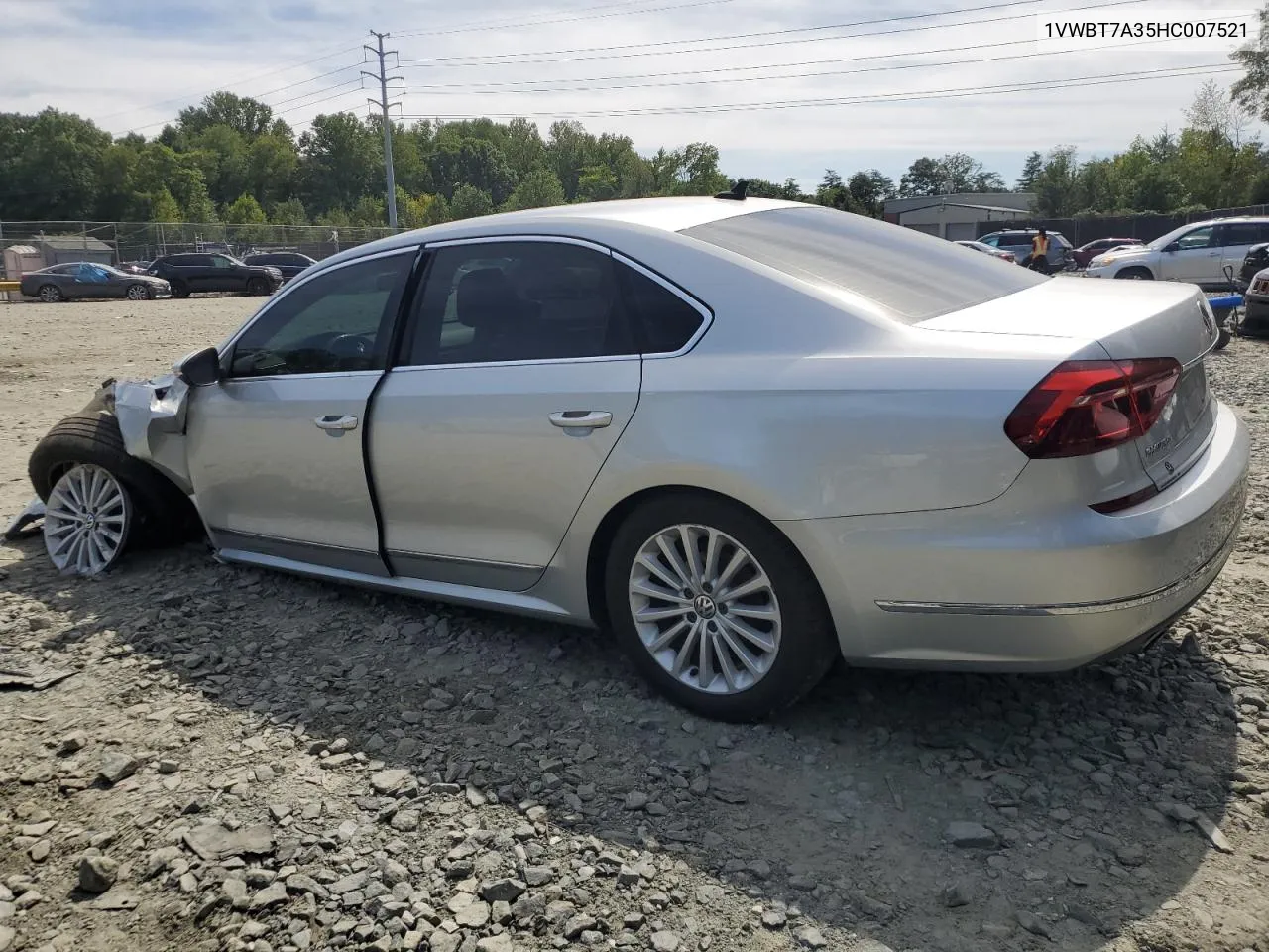 2017 Volkswagen Passat Se VIN: 1VWBT7A35HC007521 Lot: 69801654