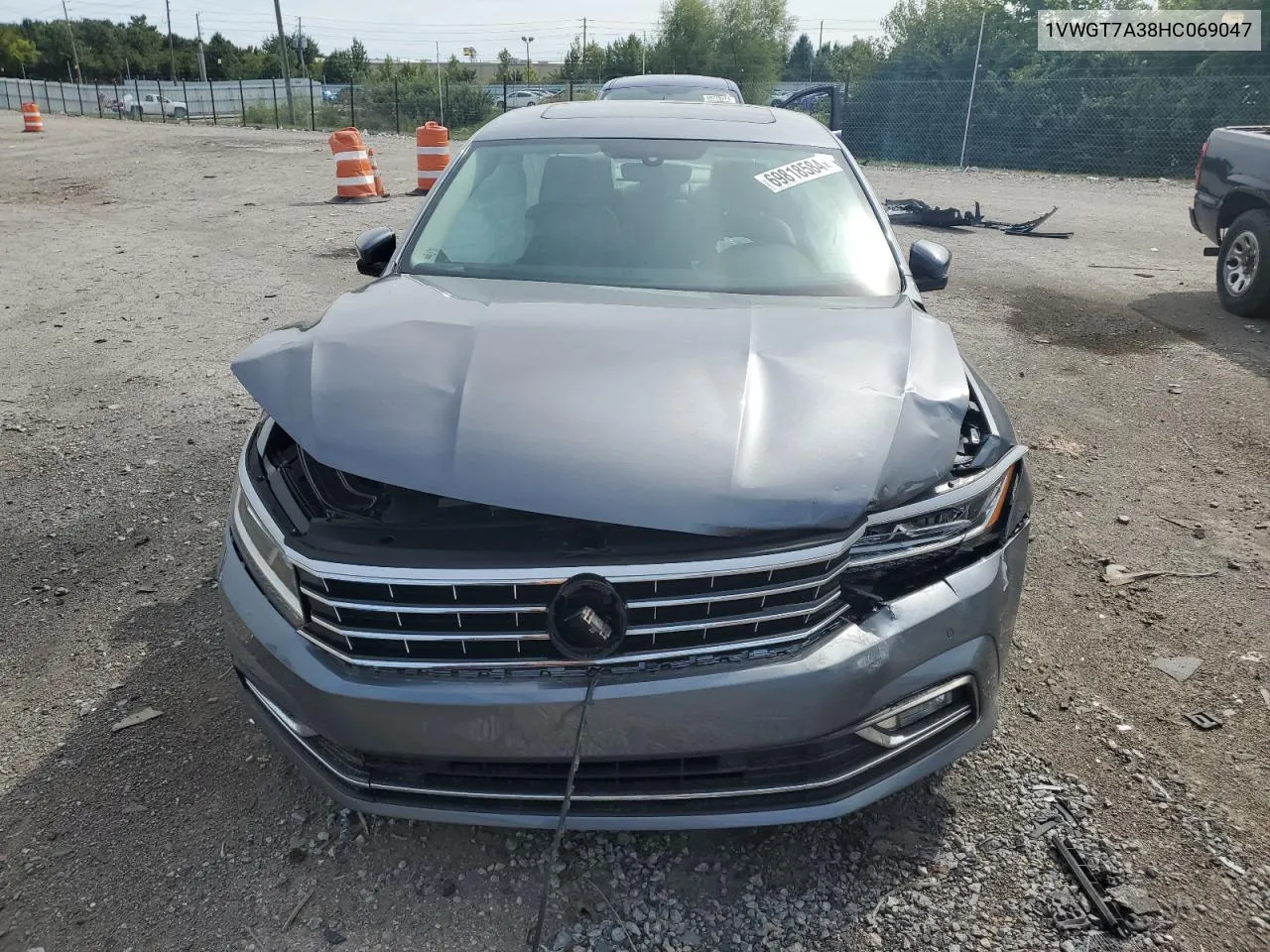 2017 Volkswagen Passat Se VIN: 1VWGT7A38HC069047 Lot: 69818584