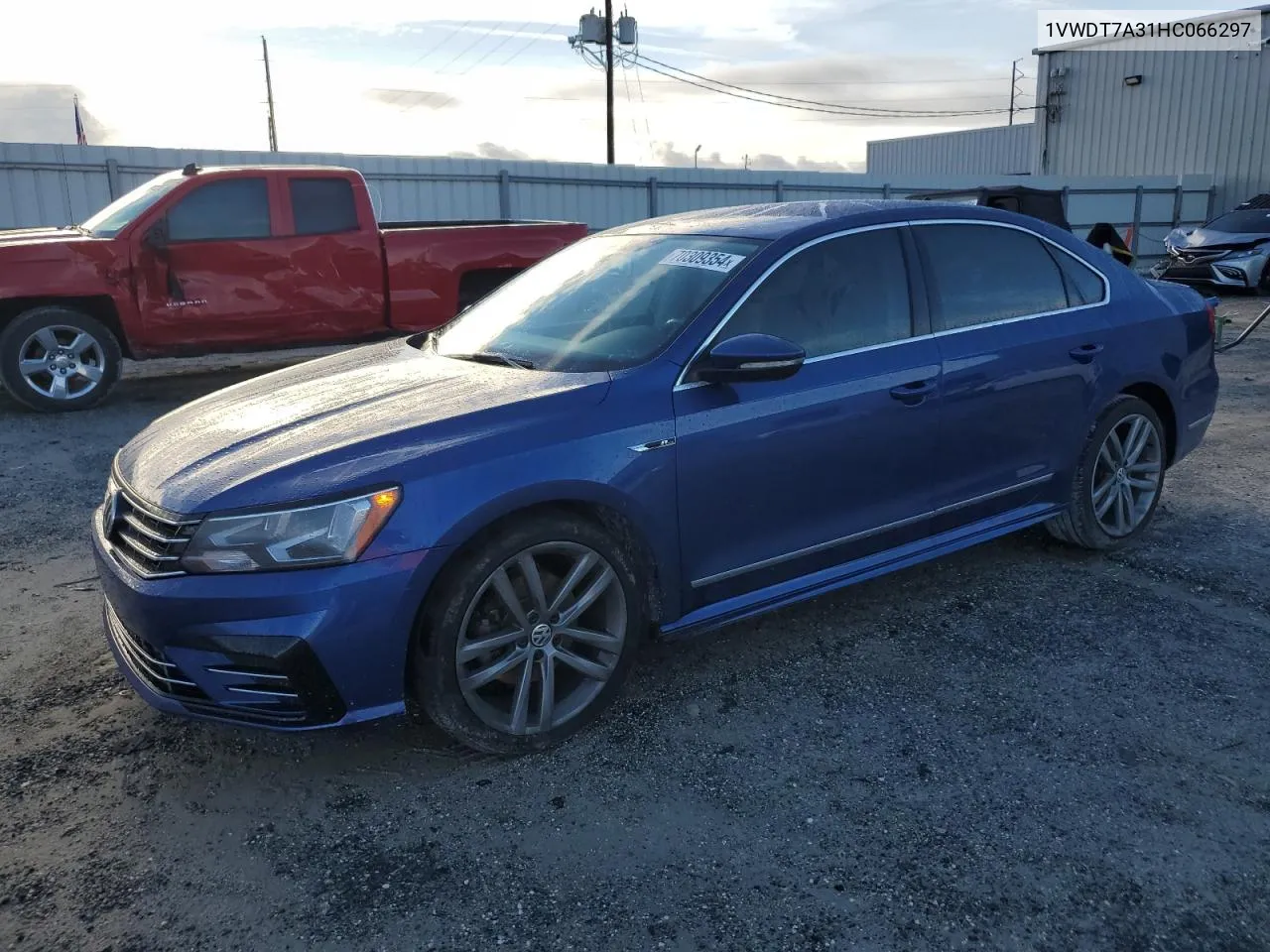 1VWDT7A31HC066297 2017 Volkswagen Passat R-Line