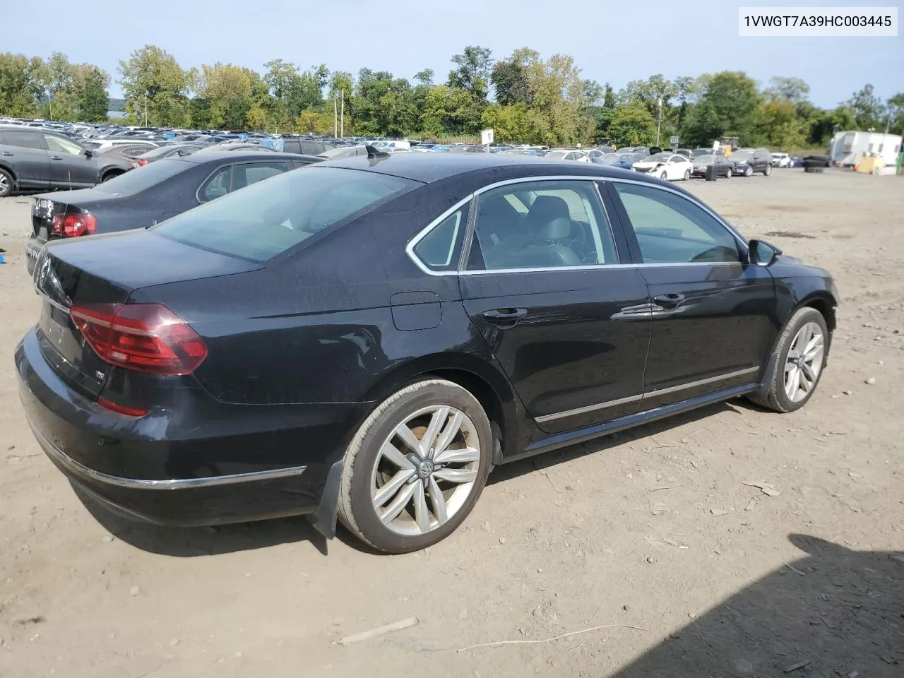 1VWGT7A39HC003445 2017 Volkswagen Passat Se