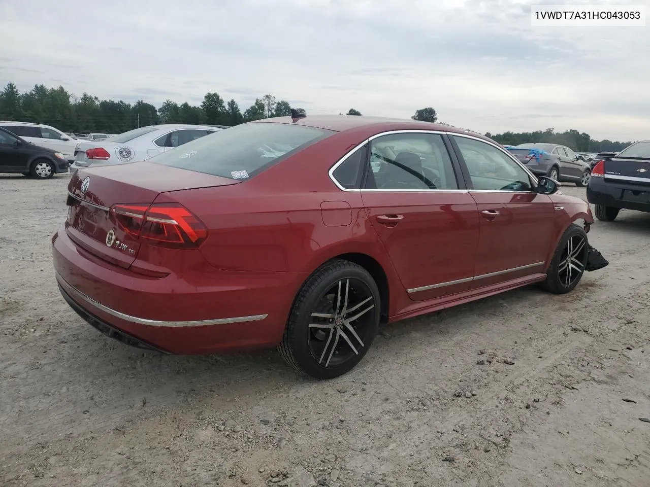 2017 Volkswagen Passat R-Line VIN: 1VWDT7A31HC043053 Lot: 70925284