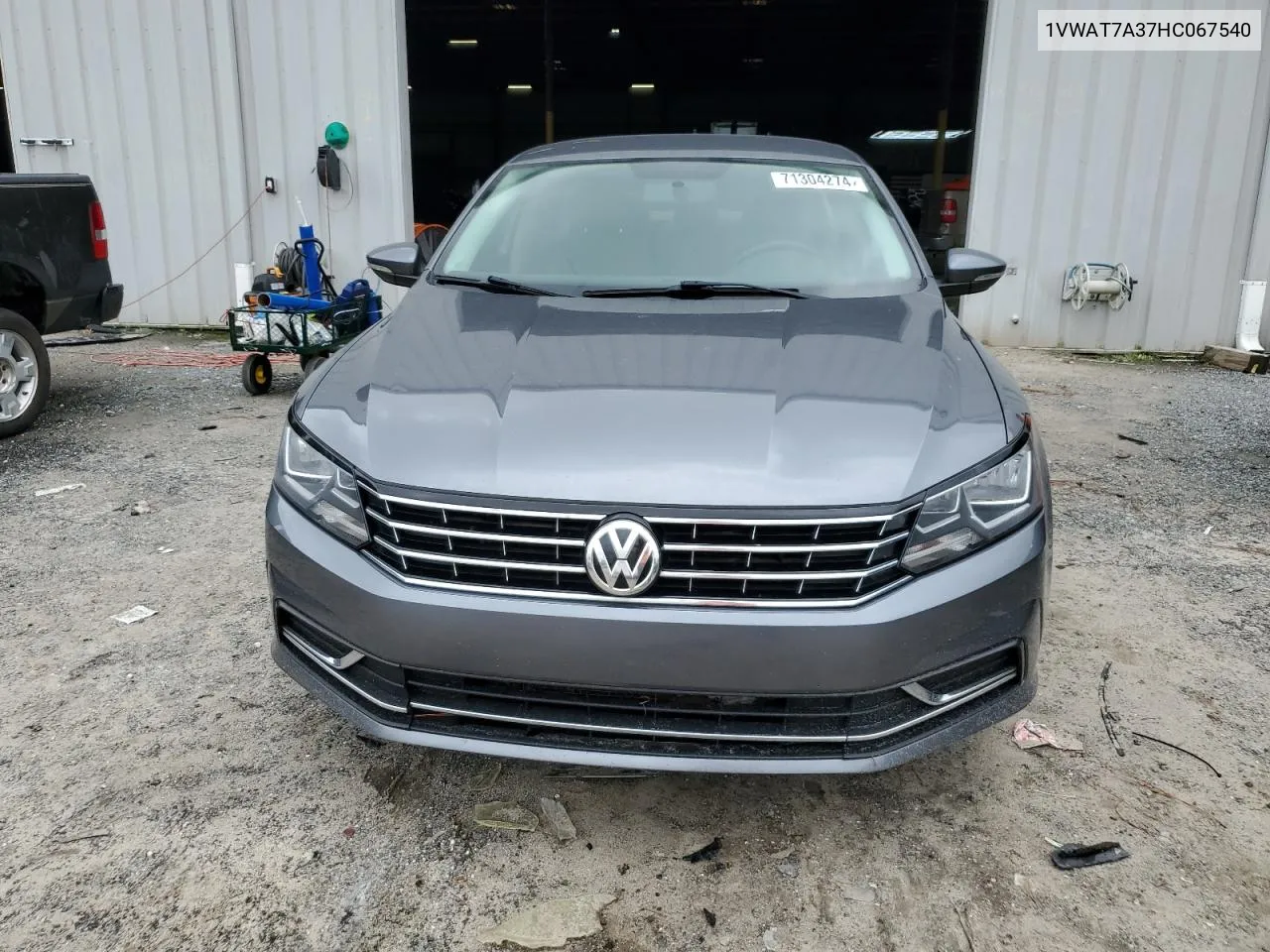 2017 Volkswagen Passat S VIN: 1VWAT7A37HC067540 Lot: 71304274