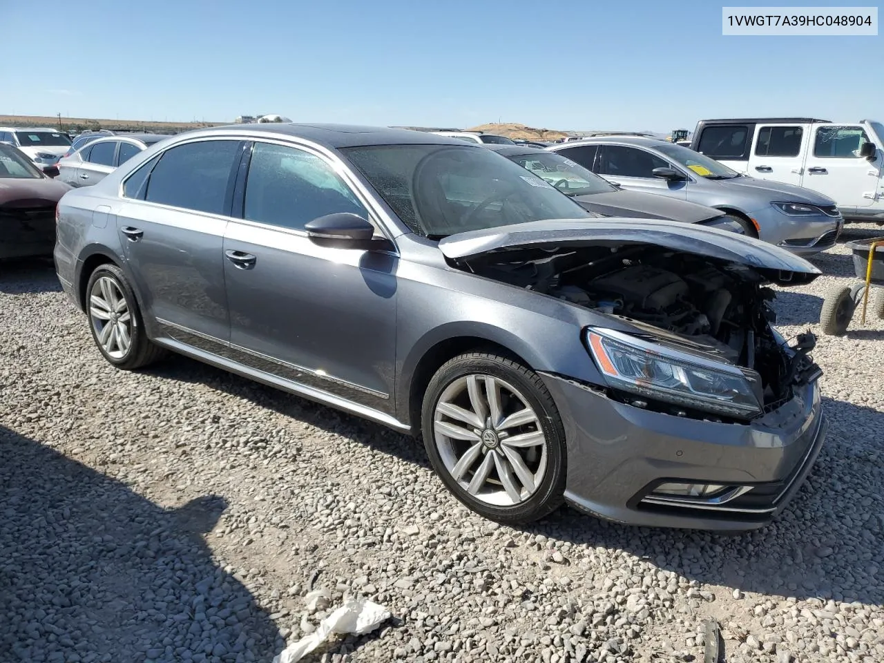 1VWGT7A39HC048904 2017 Volkswagen Passat Se