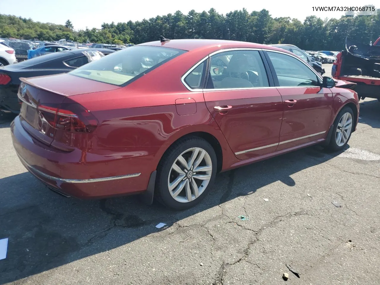 1VWCM7A32HC068715 2017 Volkswagen Passat Sel Premium