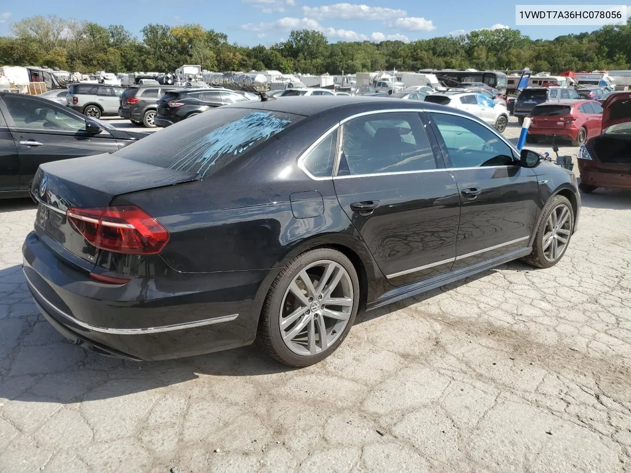 1VWDT7A36HC078056 2017 Volkswagen Passat R-Line