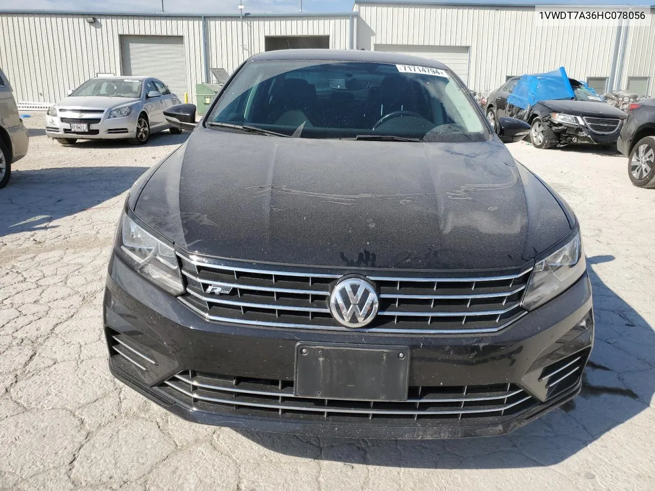 1VWDT7A36HC078056 2017 Volkswagen Passat R-Line