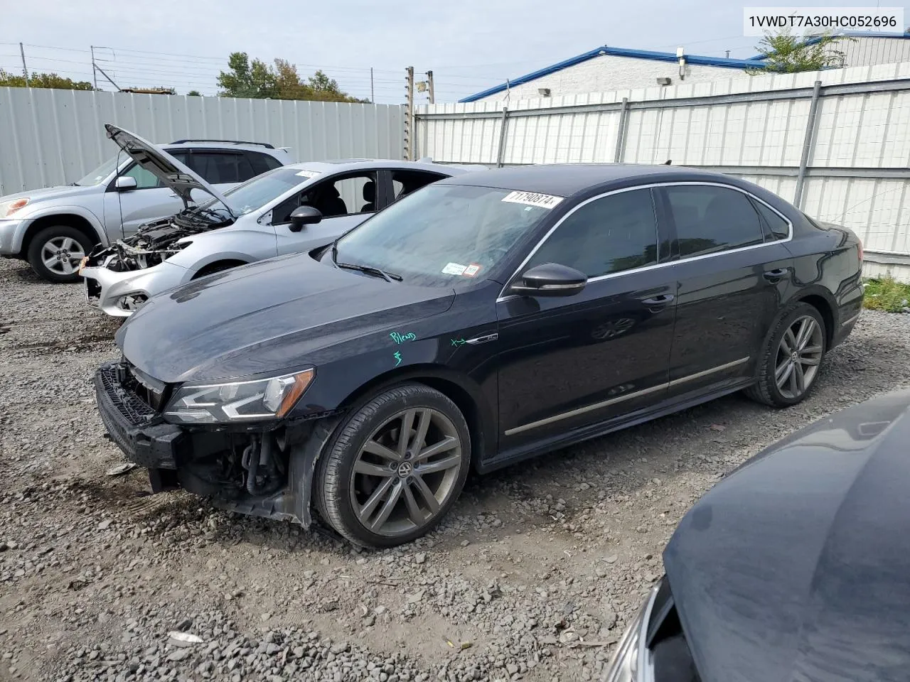 1VWDT7A30HC052696 2017 Volkswagen Passat R-Line