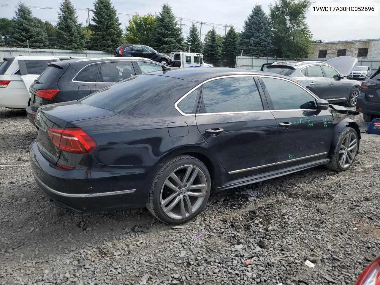 1VWDT7A30HC052696 2017 Volkswagen Passat R-Line