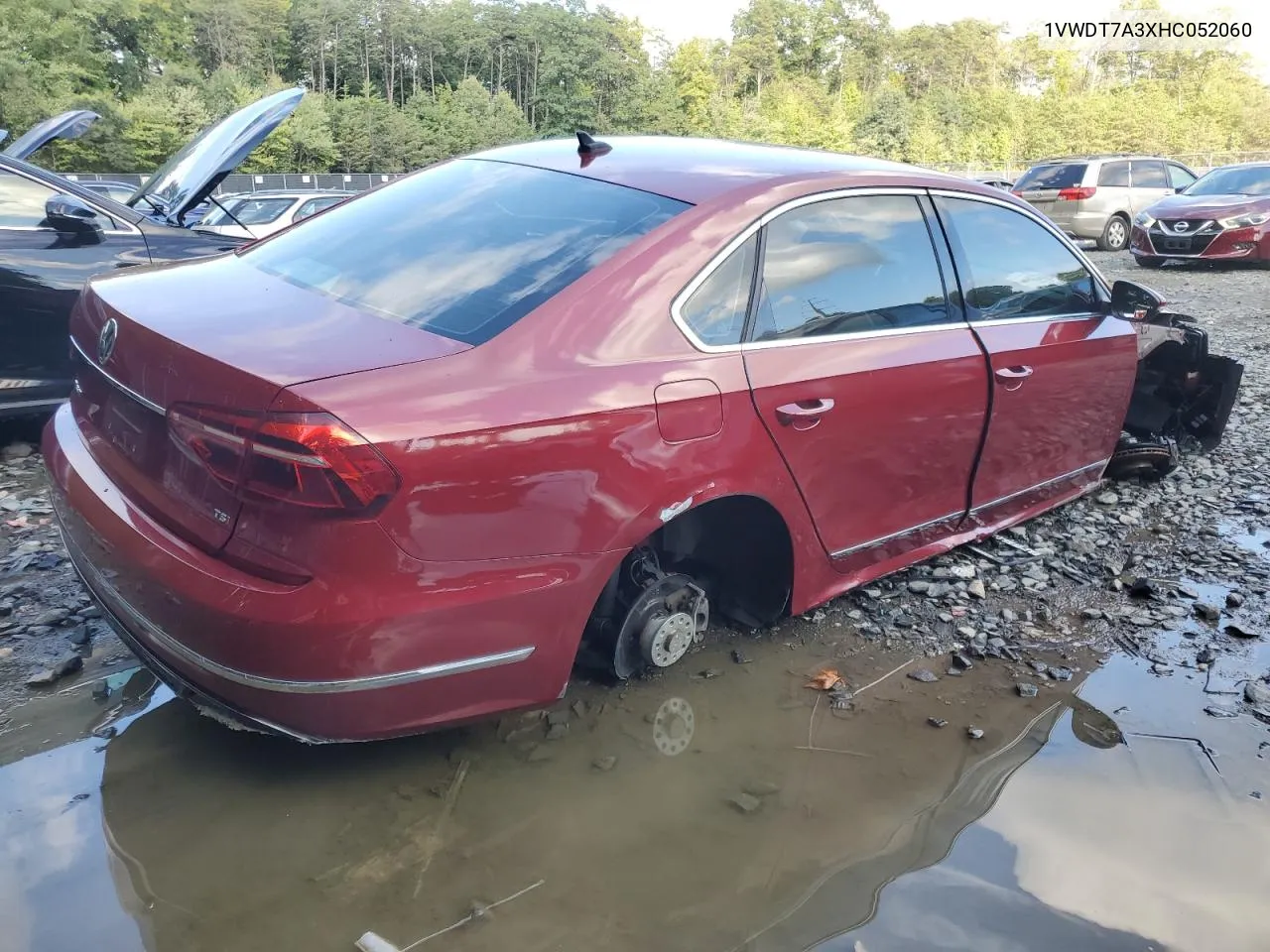 2017 Volkswagen Passat R-Line VIN: 1VWDT7A3XHC052060 Lot: 71803804