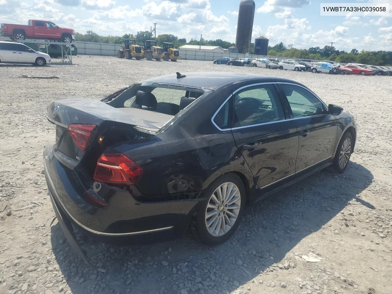 2017 Volkswagen Passat Se VIN: 1VWBT7A33HC039058 Lot: 72131784