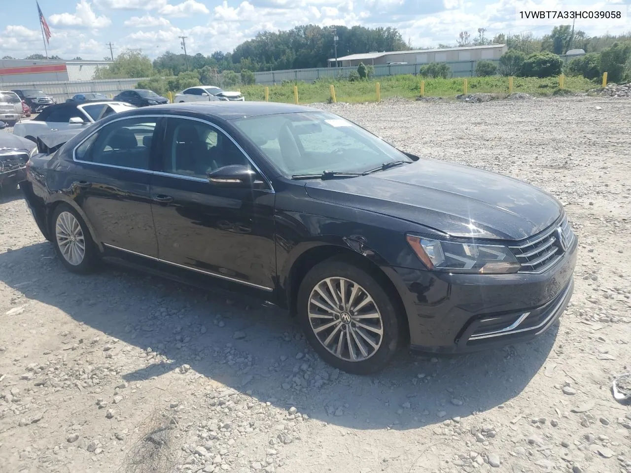 2017 Volkswagen Passat Se VIN: 1VWBT7A33HC039058 Lot: 72131784