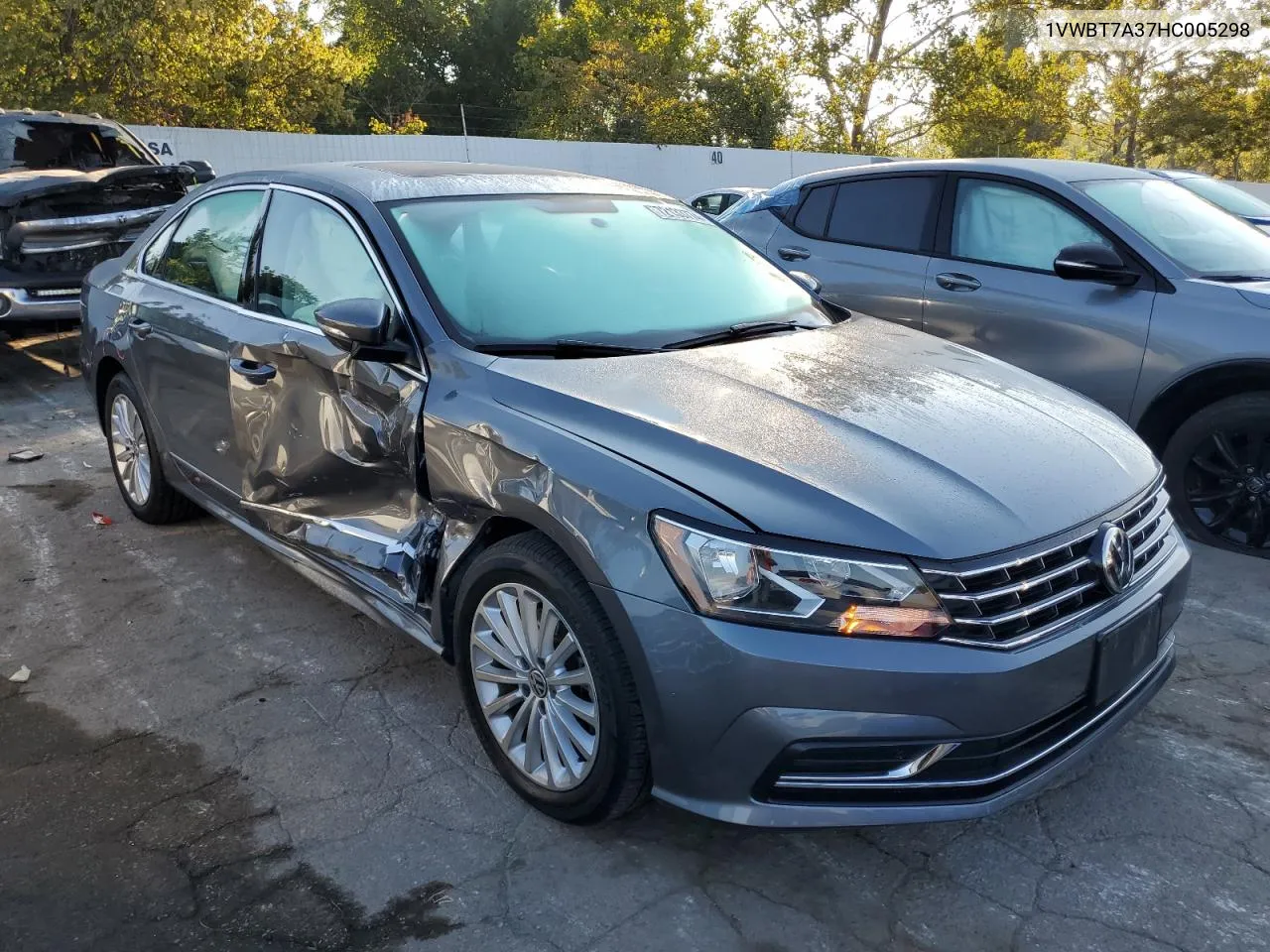 2017 Volkswagen Passat Se VIN: 1VWBT7A37HC005298 Lot: 72133774