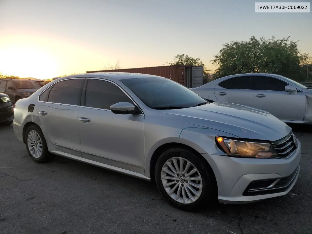 2017 Volkswagen Passat Se VIN: 1VWBT7A30HC069022 Lot: 72211954