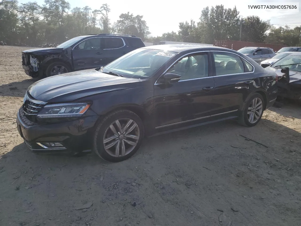 2017 Volkswagen Passat Se VIN: 1VWGT7A30HC057636 Lot: 72212834