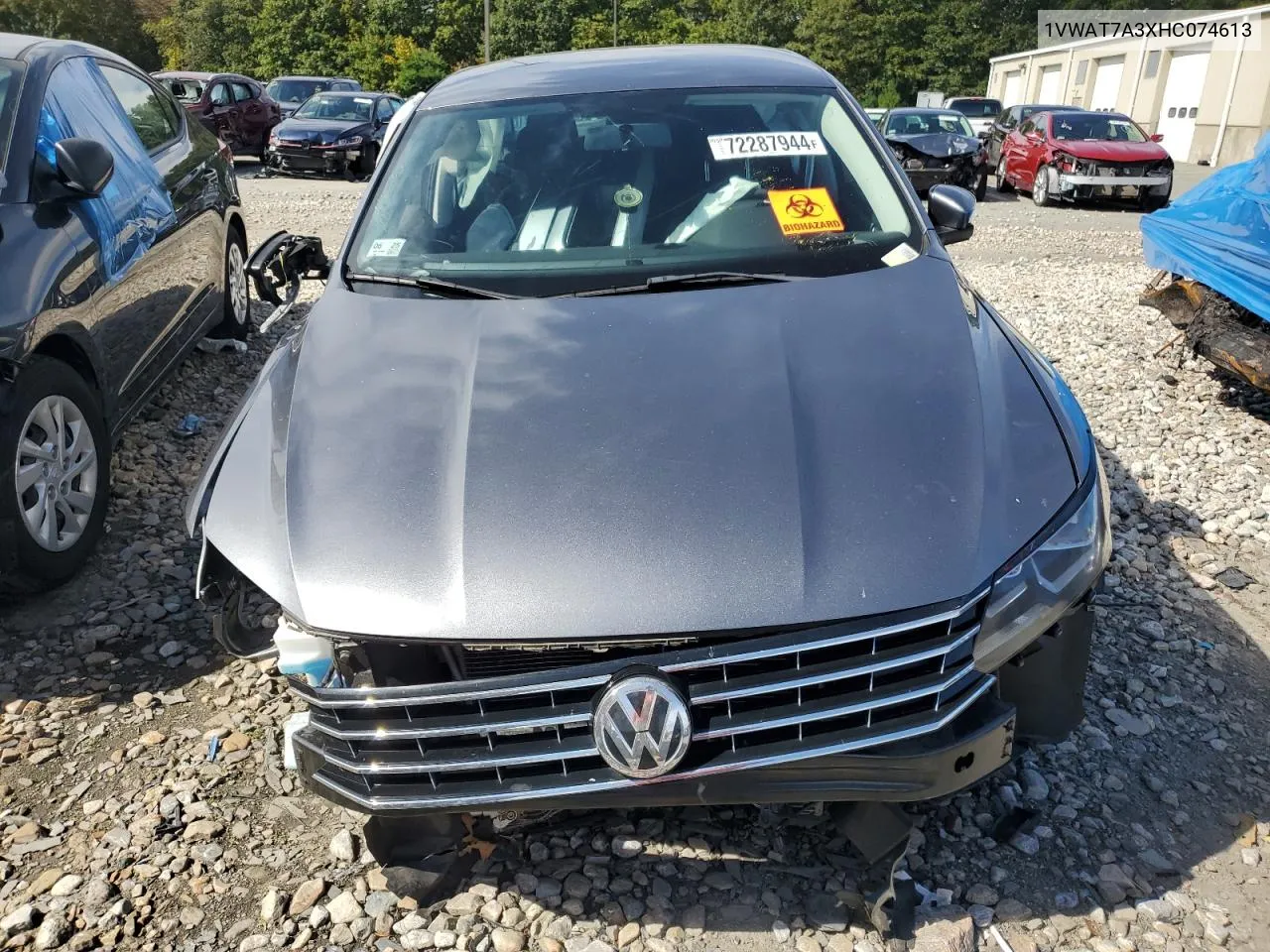 2017 Volkswagen Passat S VIN: 1VWAT7A3XHC074613 Lot: 72287944