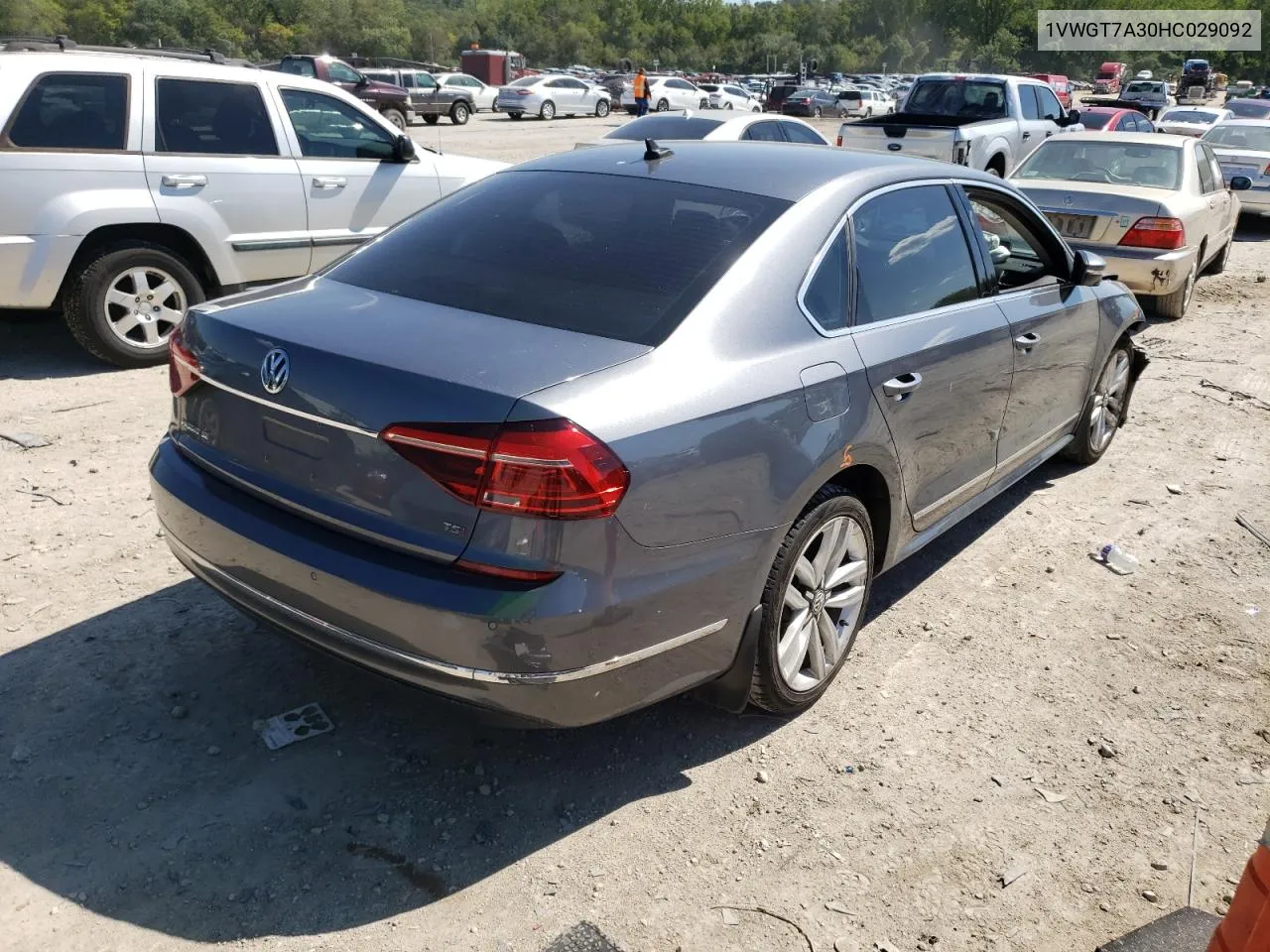 2017 Volkswagen Passat Se VIN: 1VWGT7A30HC029092 Lot: 72831494