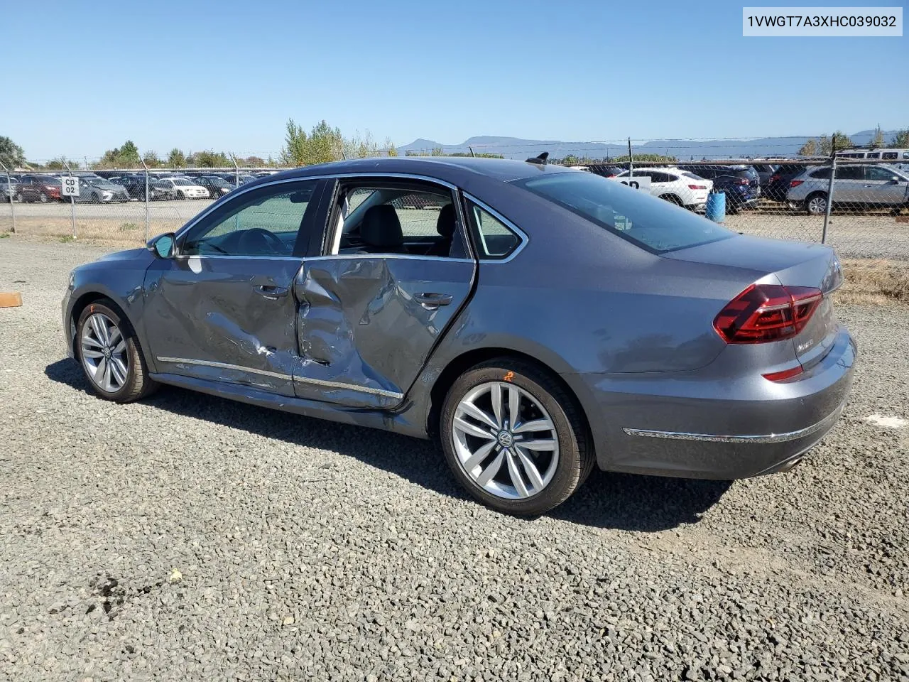 2017 Volkswagen Passat Se VIN: 1VWGT7A3XHC039032 Lot: 72839114