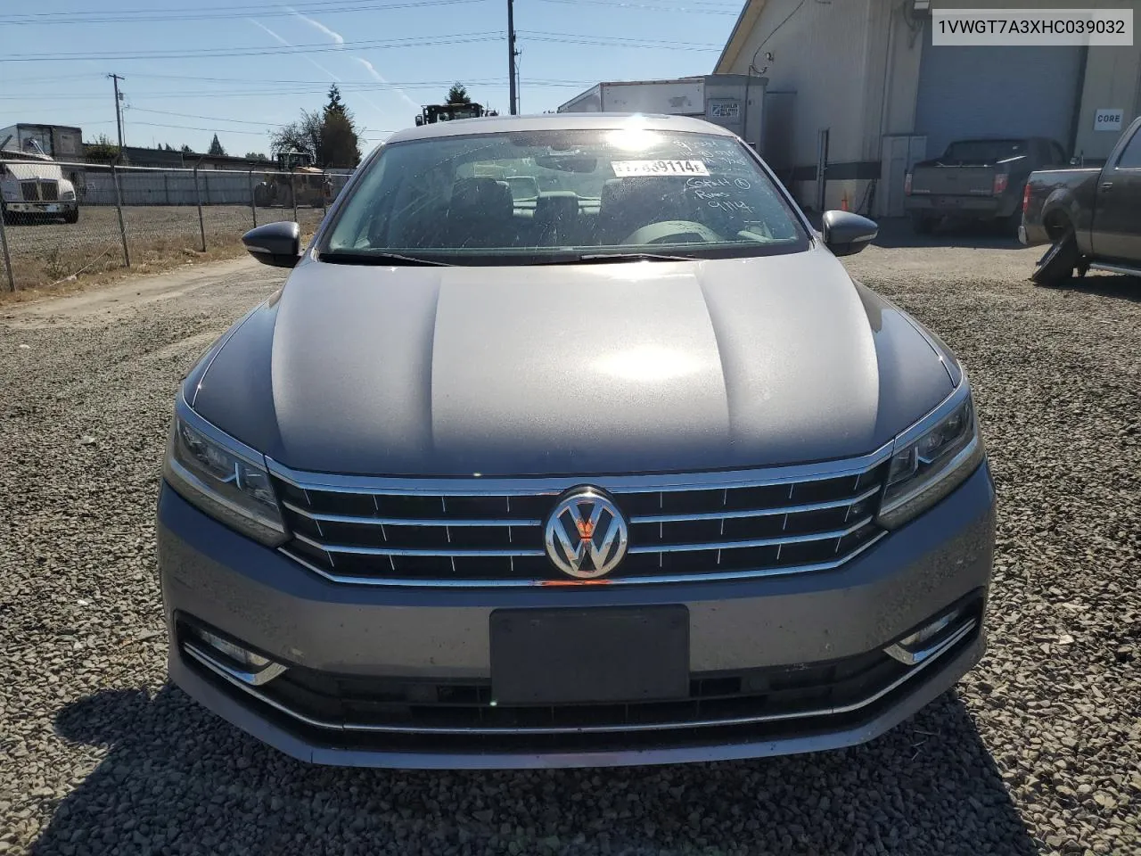 2017 Volkswagen Passat Se VIN: 1VWGT7A3XHC039032 Lot: 72839114