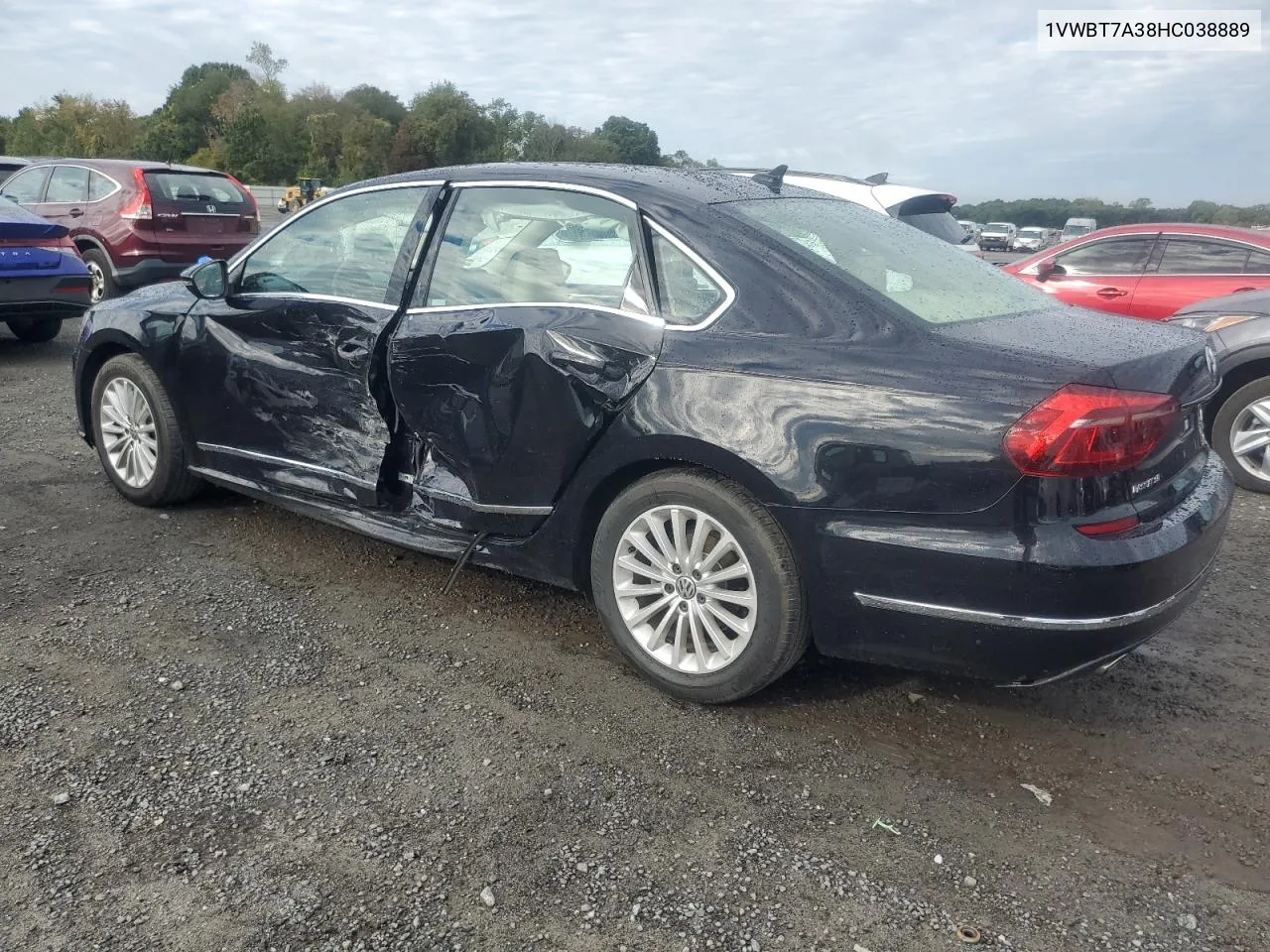 2017 Volkswagen Passat Se VIN: 1VWBT7A38HC038889 Lot: 72881424