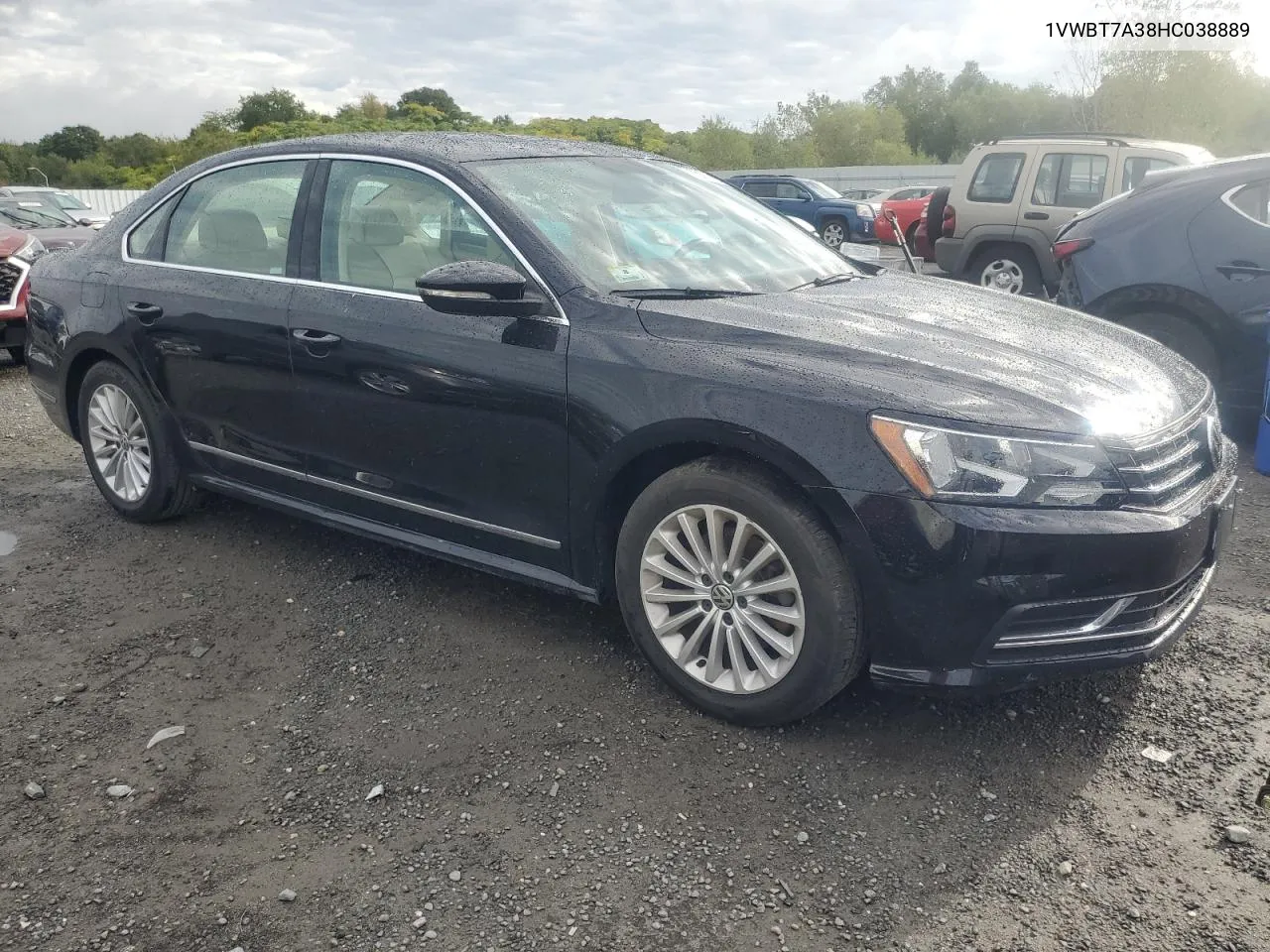 2017 Volkswagen Passat Se VIN: 1VWBT7A38HC038889 Lot: 72881424