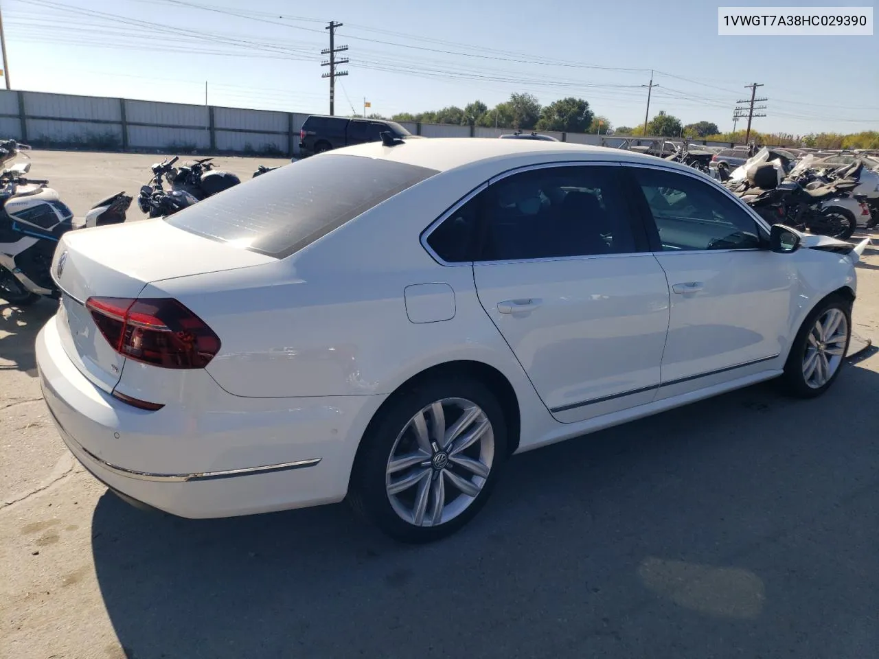 2017 Volkswagen Passat Se VIN: 1VWGT7A38HC029390 Lot: 73355924