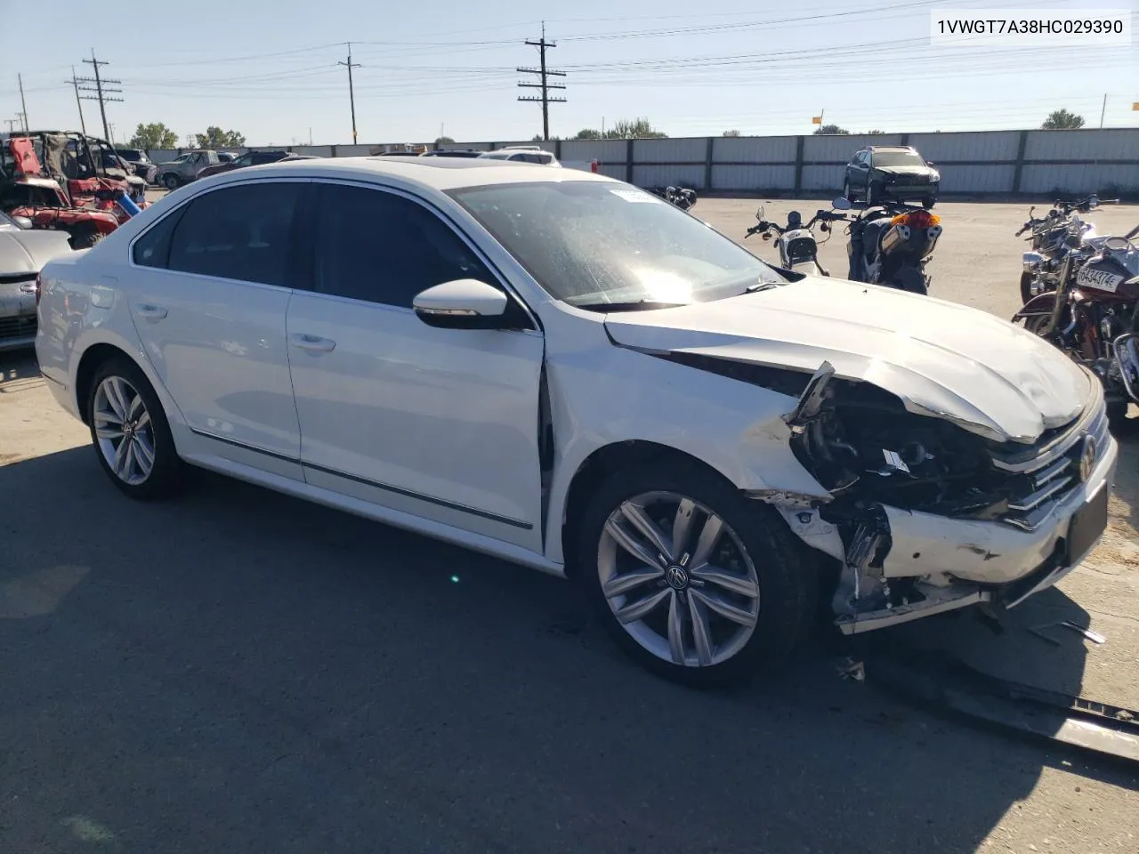 2017 Volkswagen Passat Se VIN: 1VWGT7A38HC029390 Lot: 73355924