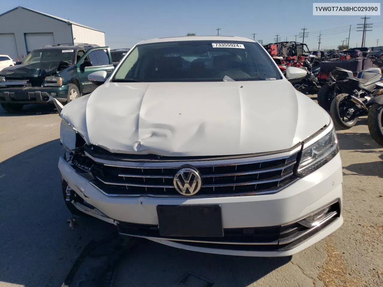 2017 Volkswagen Passat Se VIN: 1VWGT7A38HC029390 Lot: 73355924