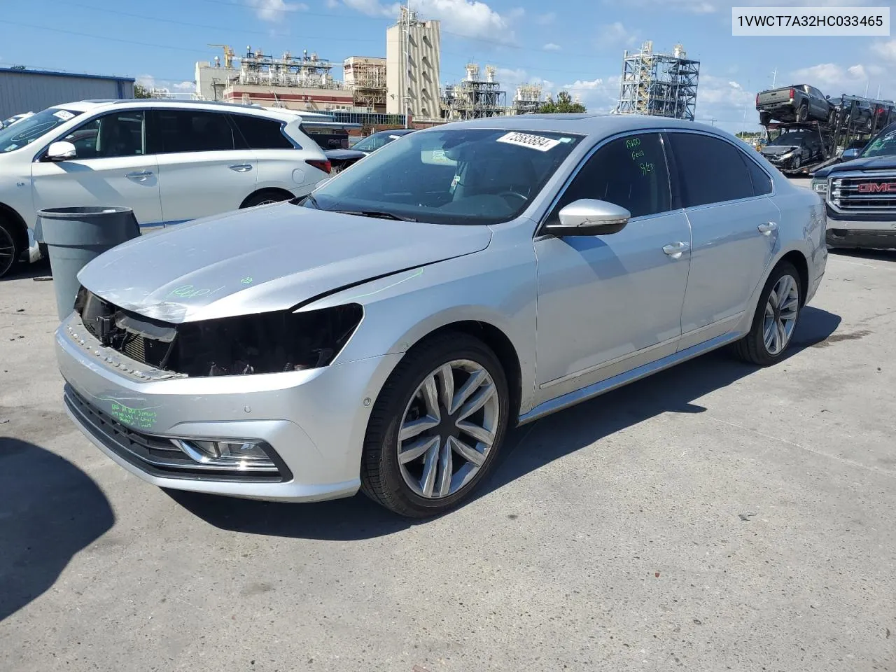 1VWCT7A32HC033465 2017 Volkswagen Passat Sel Premium