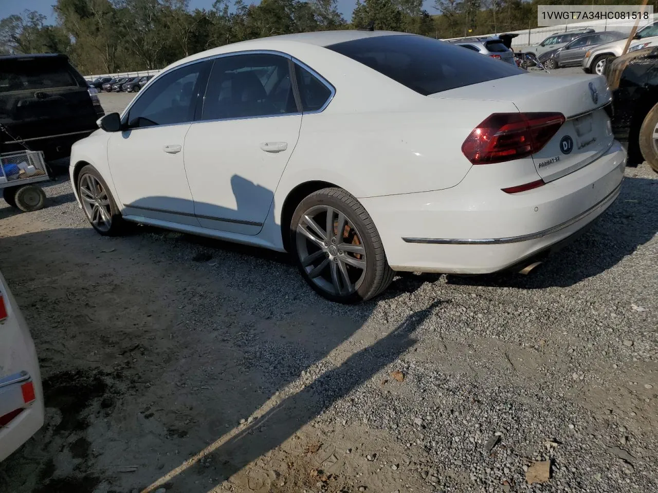 1VWGT7A34HC081518 2017 Volkswagen Passat Se