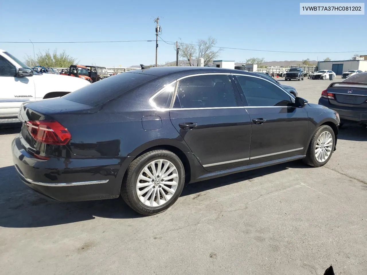 2017 Volkswagen Passat Se VIN: 1VWBT7A37HC081202 Lot: 73757964