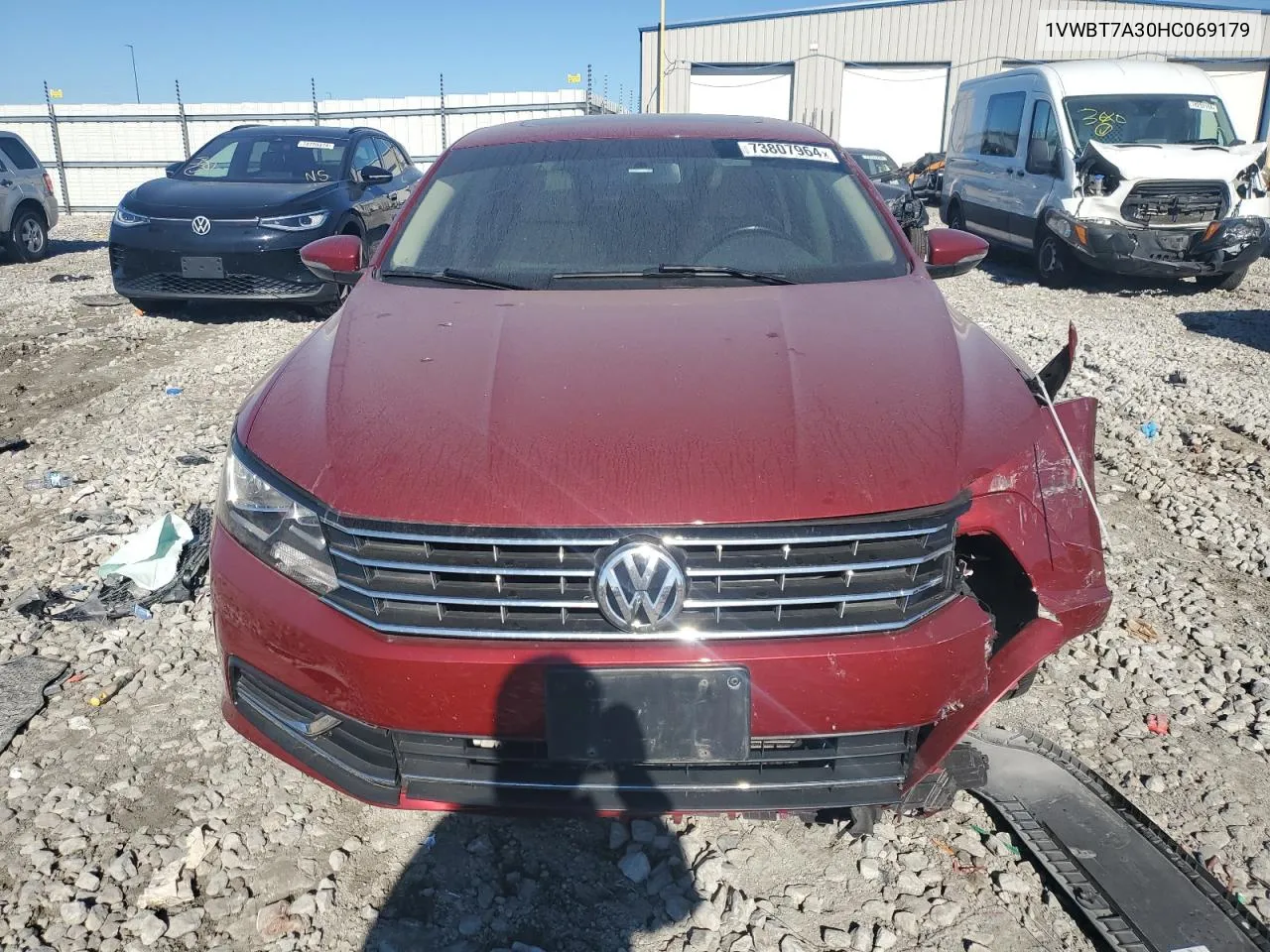 2017 Volkswagen Passat Se VIN: 1VWBT7A30HC069179 Lot: 73807964