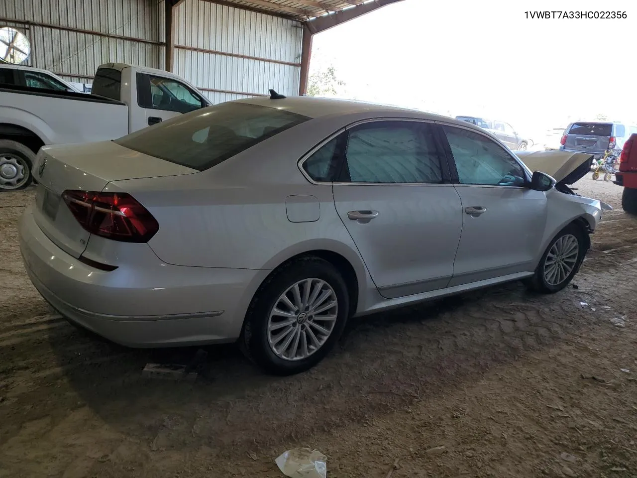 2017 Volkswagen Passat Se VIN: 1VWBT7A33HC022356 Lot: 73980014