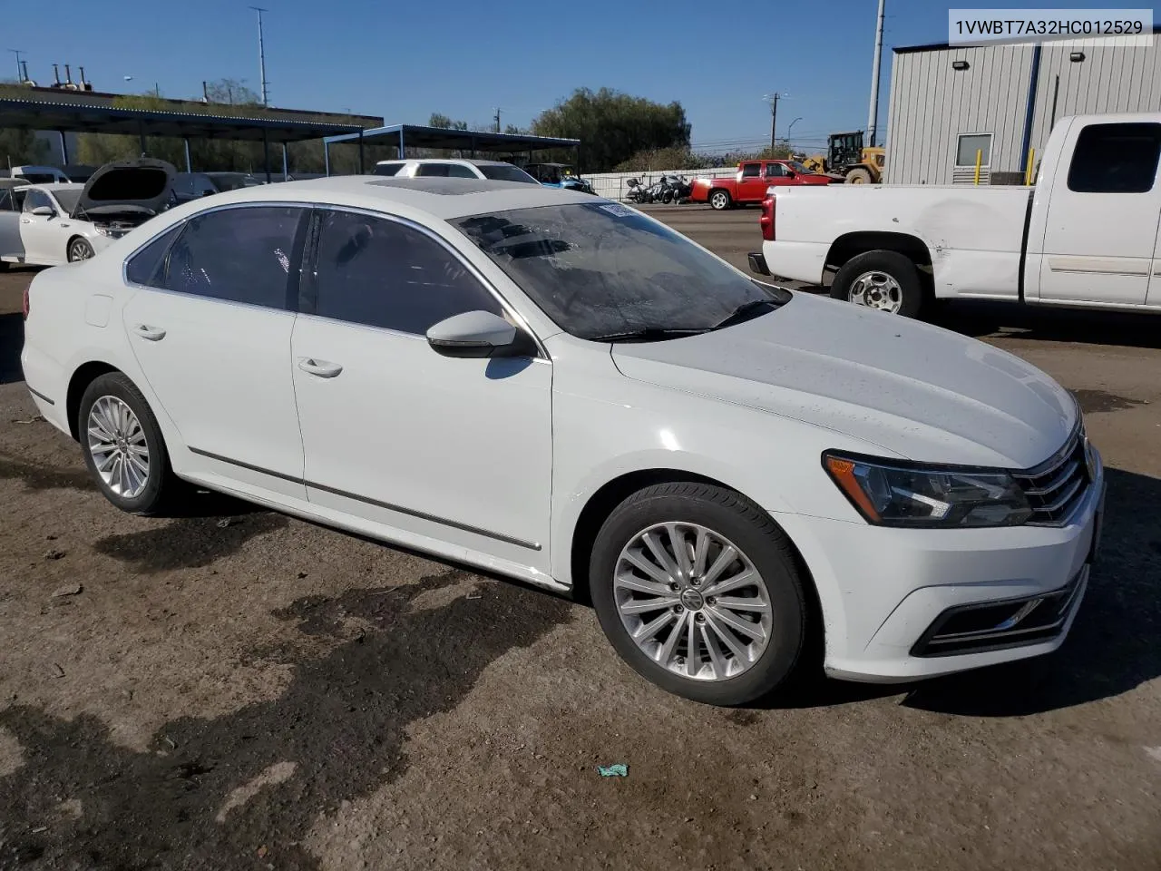 2017 Volkswagen Passat Se VIN: 1VWBT7A32HC012529 Lot: 74152254