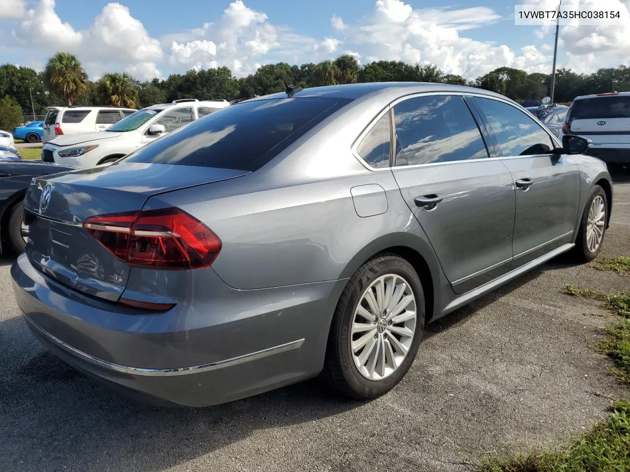 2017 Volkswagen Passat Se VIN: 1VWBT7A35HC038154 Lot: 74175304