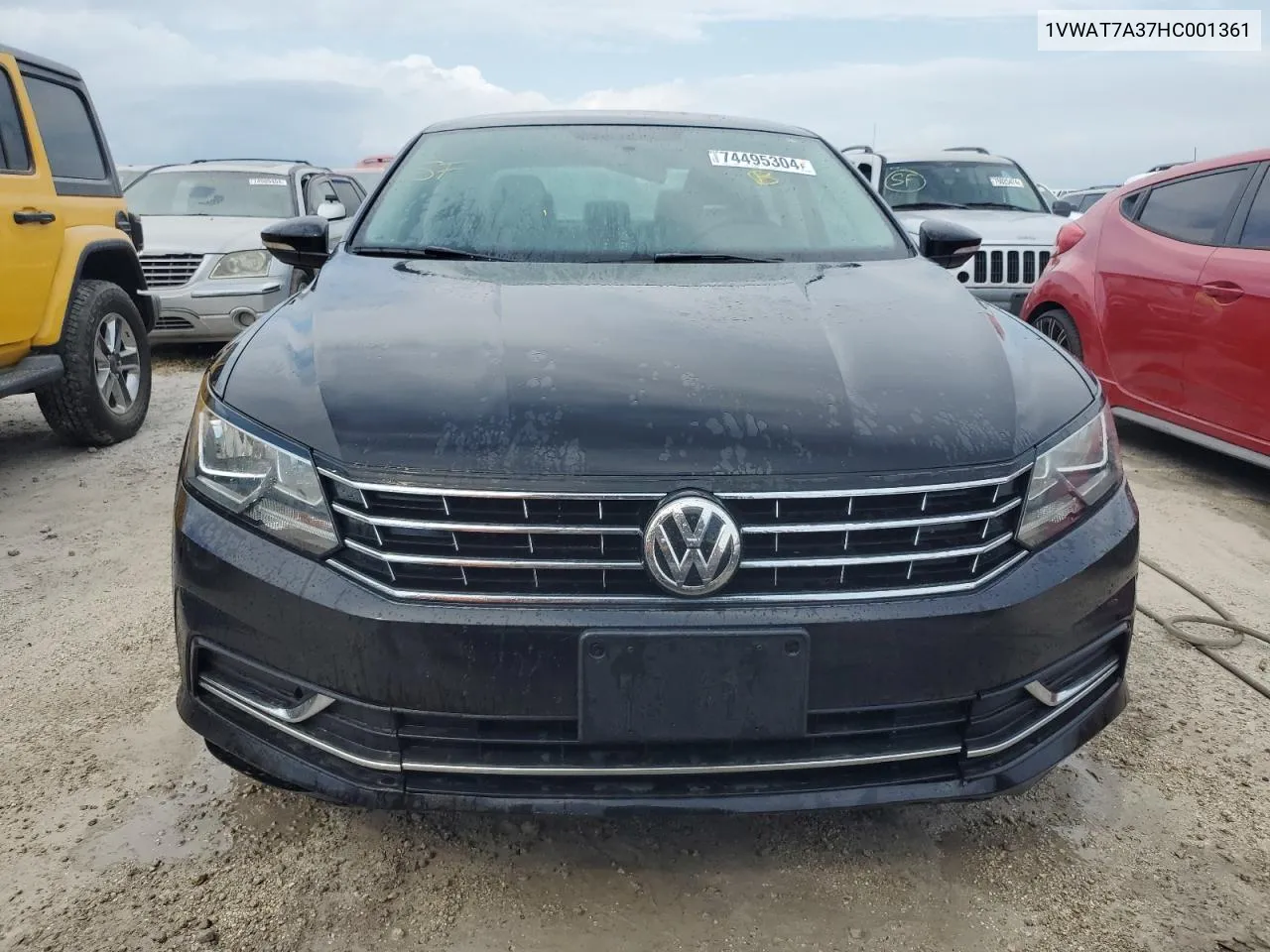 2017 Volkswagen Passat S VIN: 1VWAT7A37HC001361 Lot: 74495304