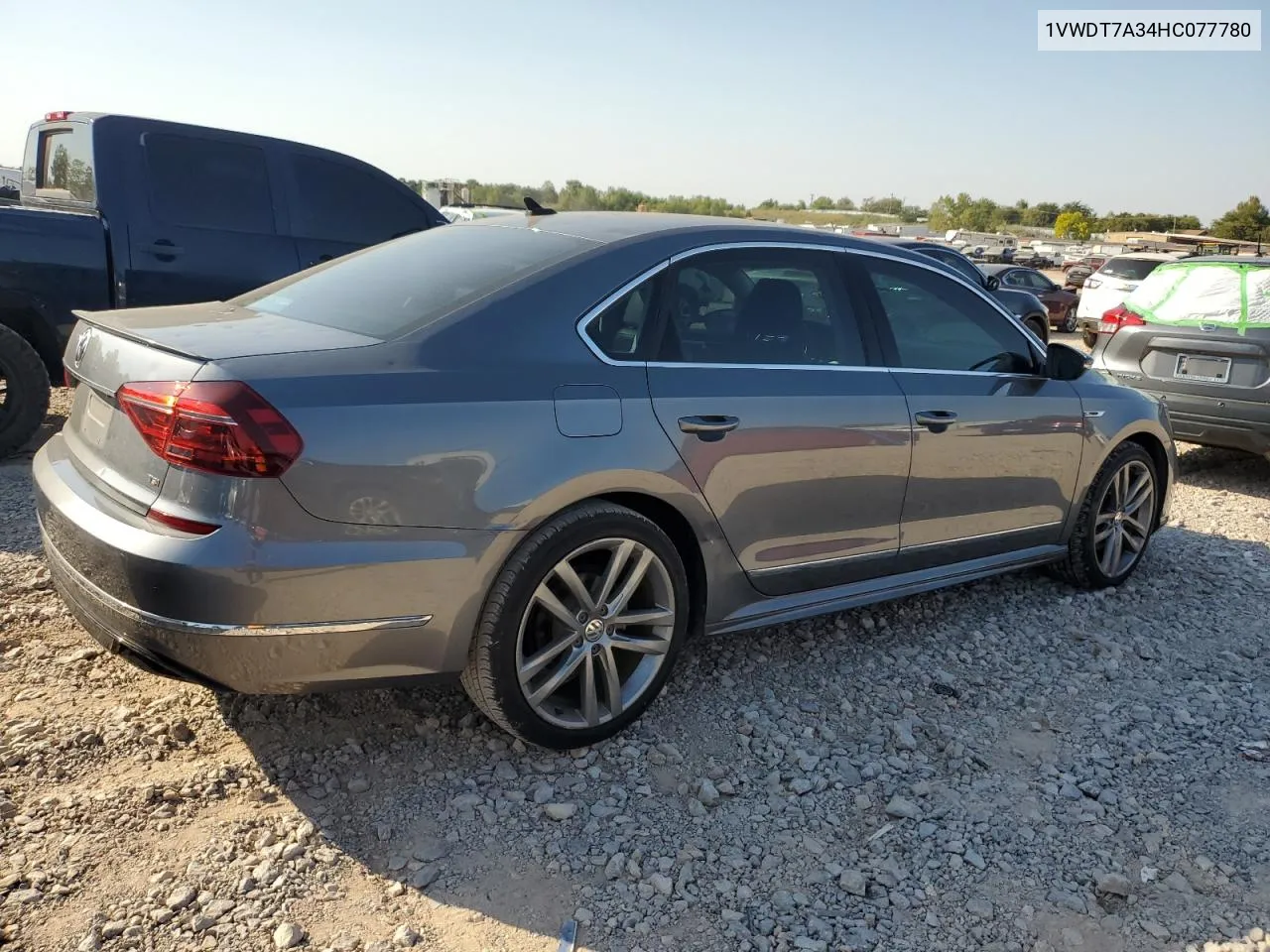 2017 Volkswagen Passat R-Line VIN: 1VWDT7A34HC077780 Lot: 75270504